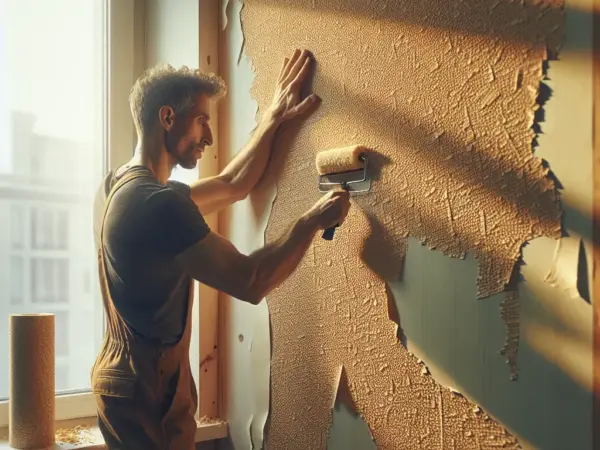 Hvordan kan jeg fjerne luftbobler eller folder fra mit savsmuldstapet under opsætning?